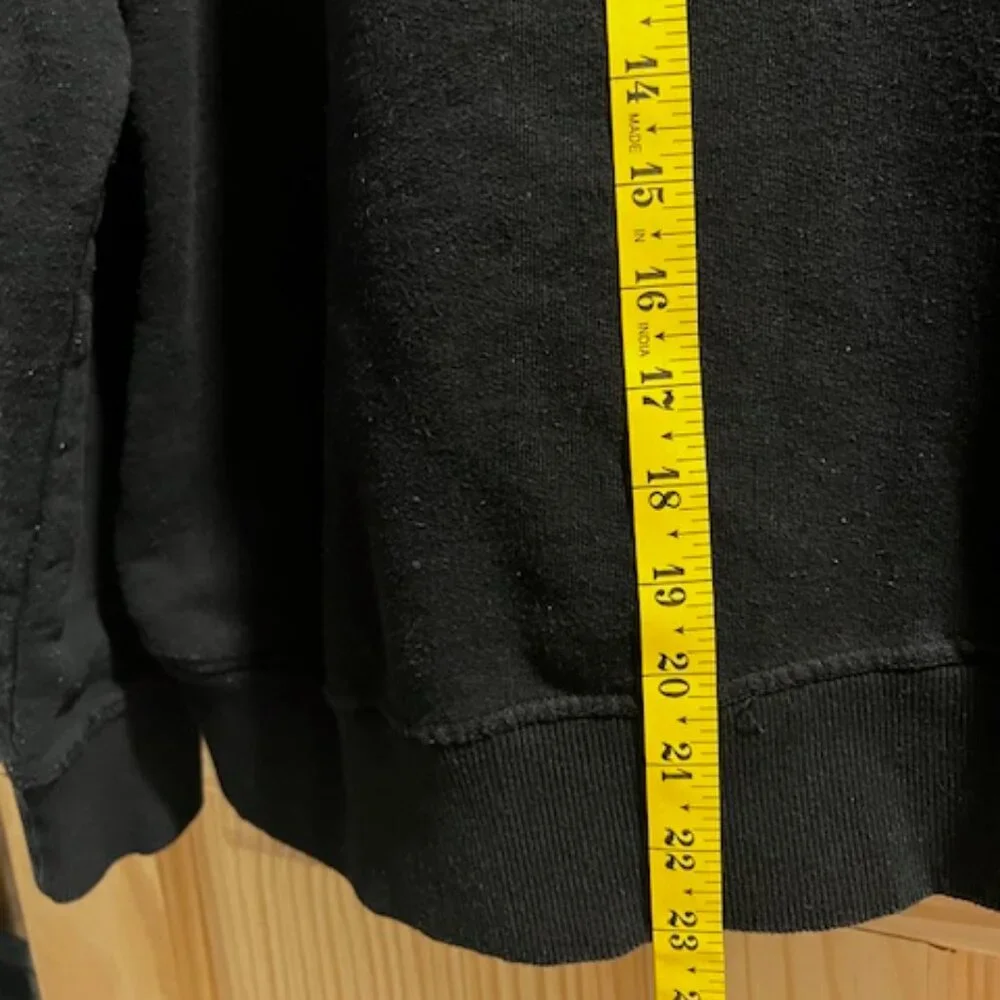 Banana Republic Garment Dye Logo Hoodie.‎ Retro look ribbed cuffs and hems Large